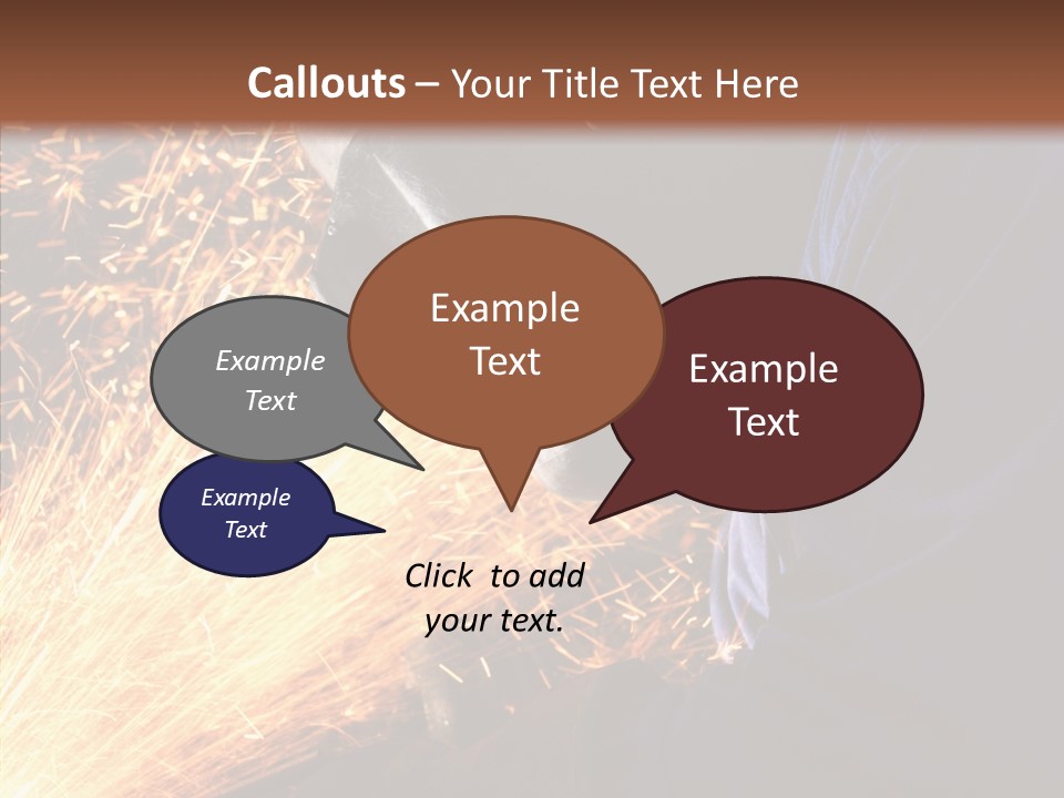 Technology Manufacturing Welding PowerPoint Template