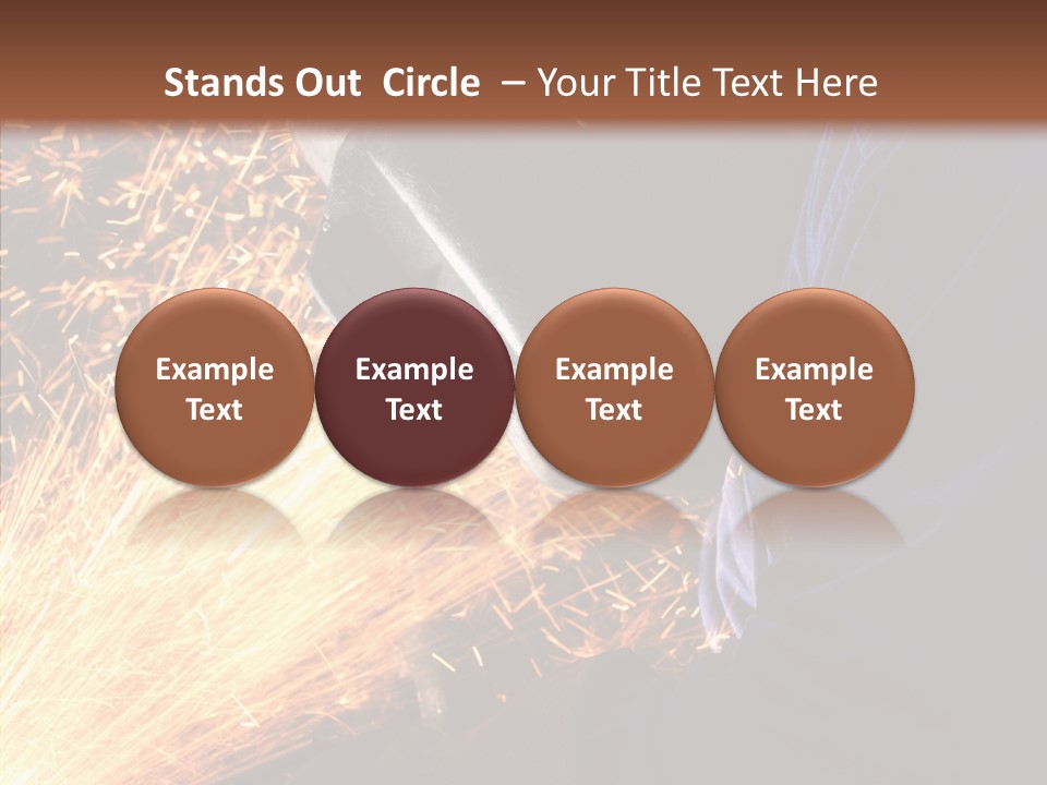 Technology Manufacturing Welding PowerPoint Template