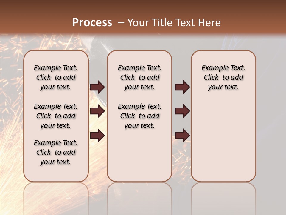 Technology Manufacturing Welding PowerPoint Template