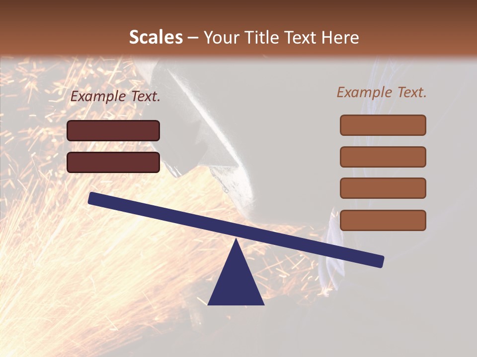 Technology Manufacturing Welding PowerPoint Template