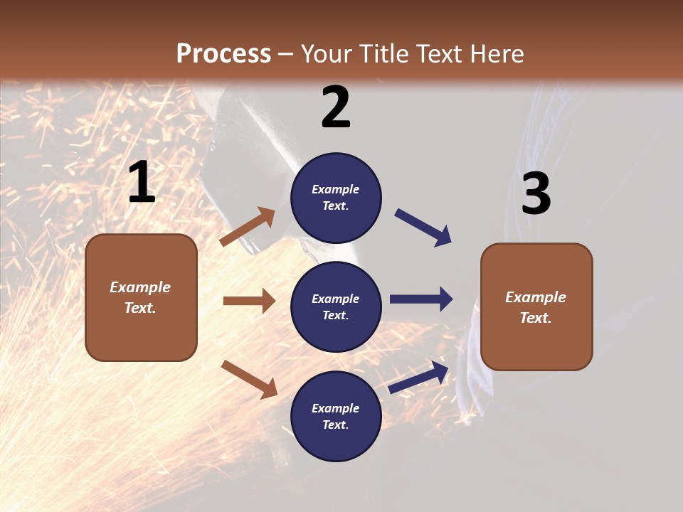 Technology Manufacturing Welding PowerPoint Template