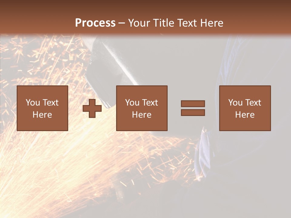 Technology Manufacturing Welding PowerPoint Template