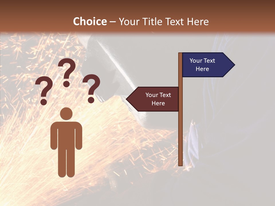Technology Manufacturing Welding PowerPoint Template