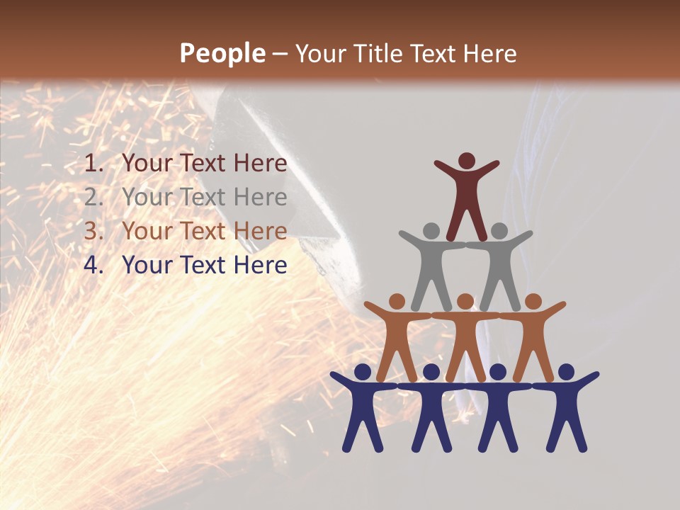 Technology Manufacturing Welding PowerPoint Template