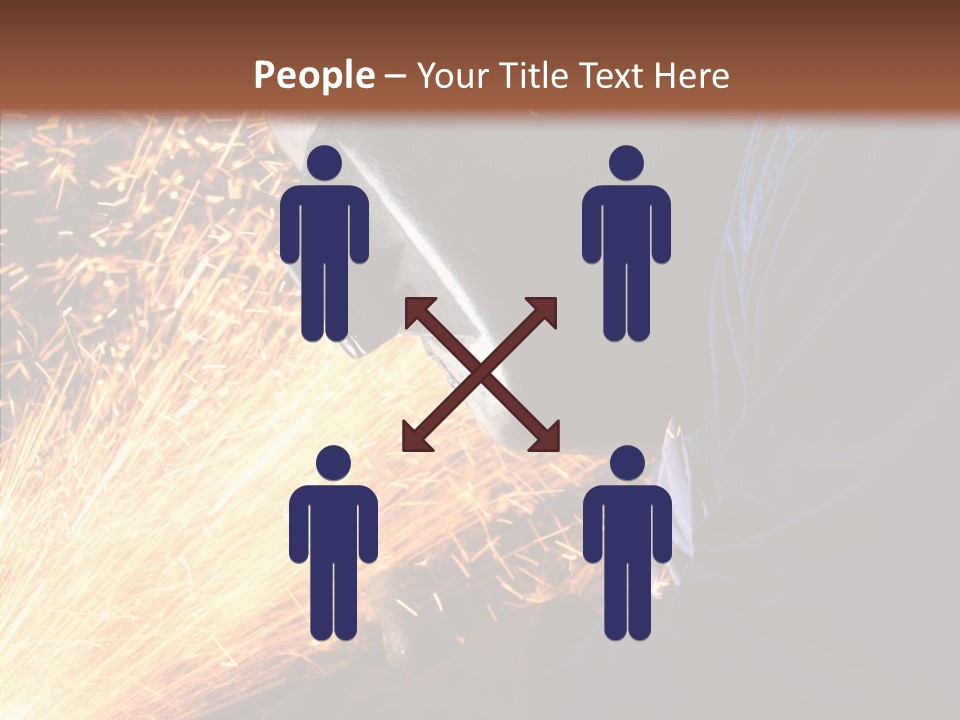 Technology Manufacturing Welding PowerPoint Template