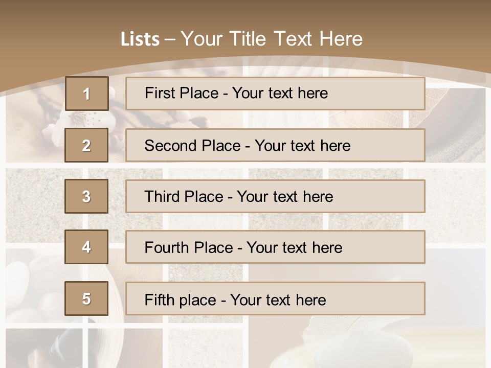 Textured Blooming Flowers PowerPoint Template