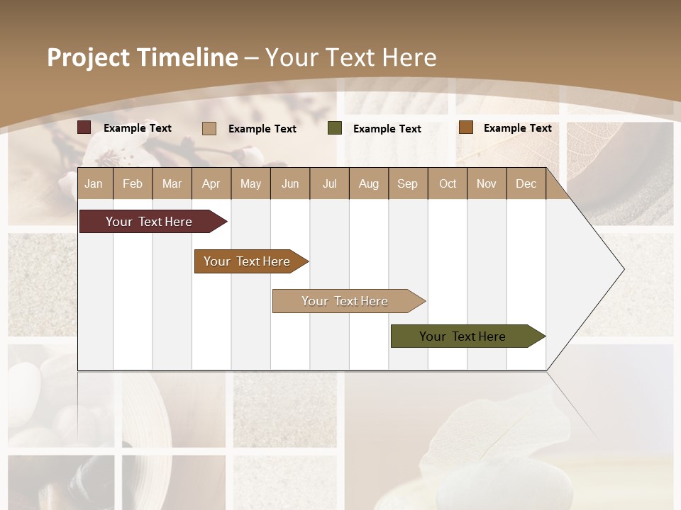 Textured Blooming Flowers PowerPoint Template