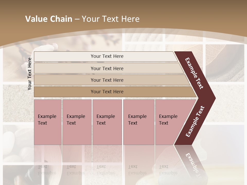 Textured Blooming Flowers PowerPoint Template