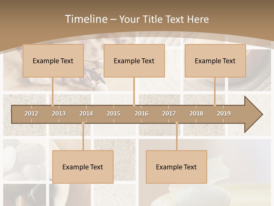 Textured Blooming Flowers PowerPoint Template