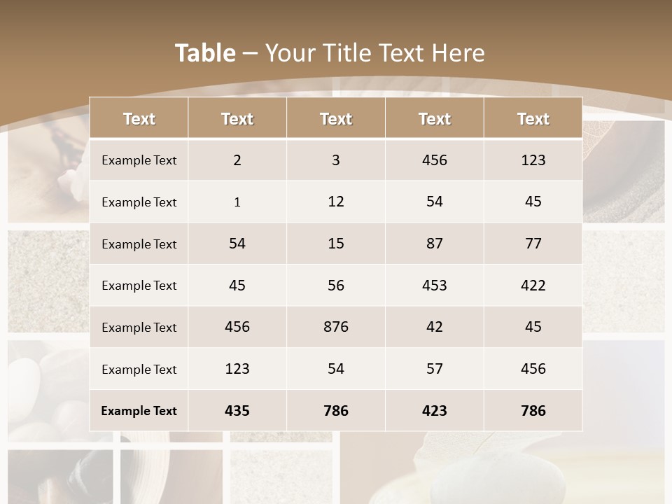 Textured Blooming Flowers PowerPoint Template