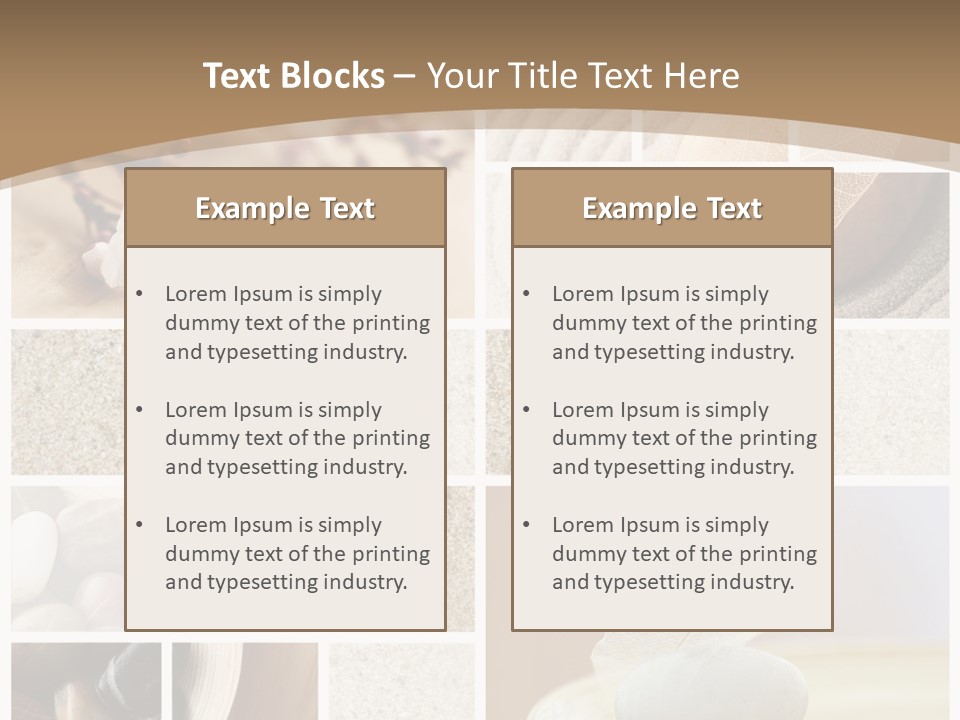 Textured Blooming Flowers PowerPoint Template