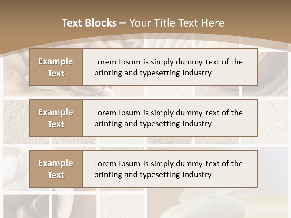 Textured Blooming Flowers PowerPoint Template