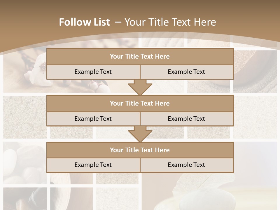 Textured Blooming Flowers PowerPoint Template