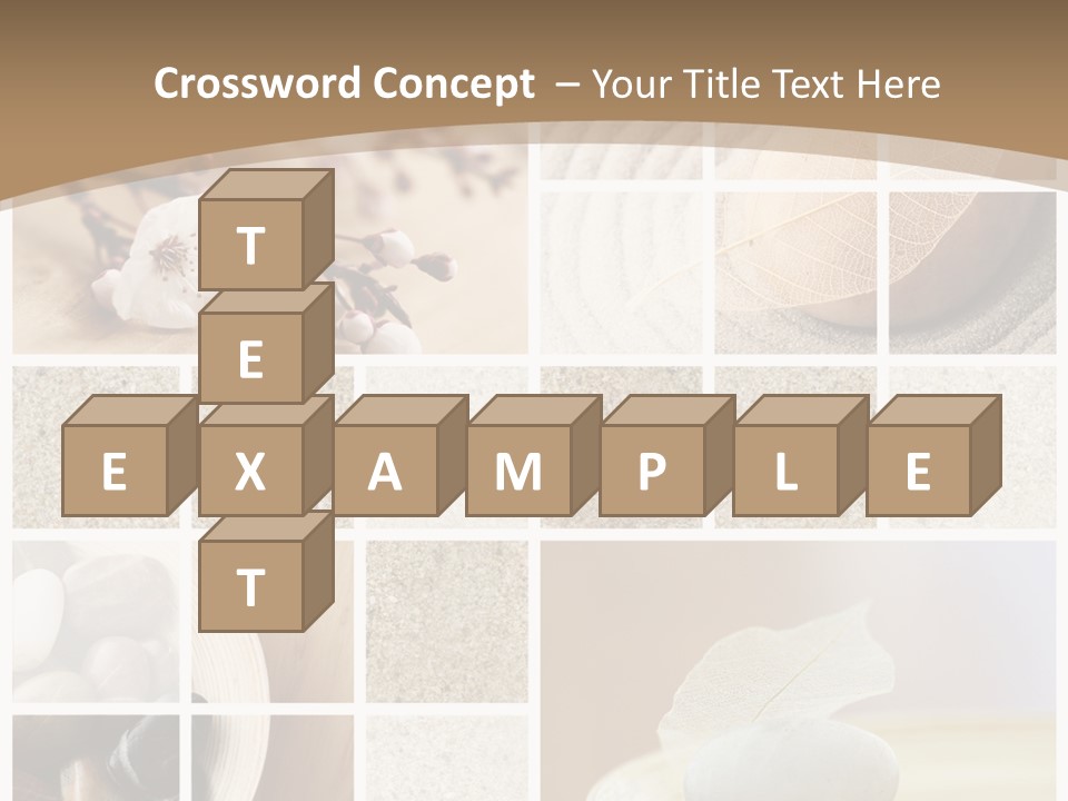 Textured Blooming Flowers PowerPoint Template