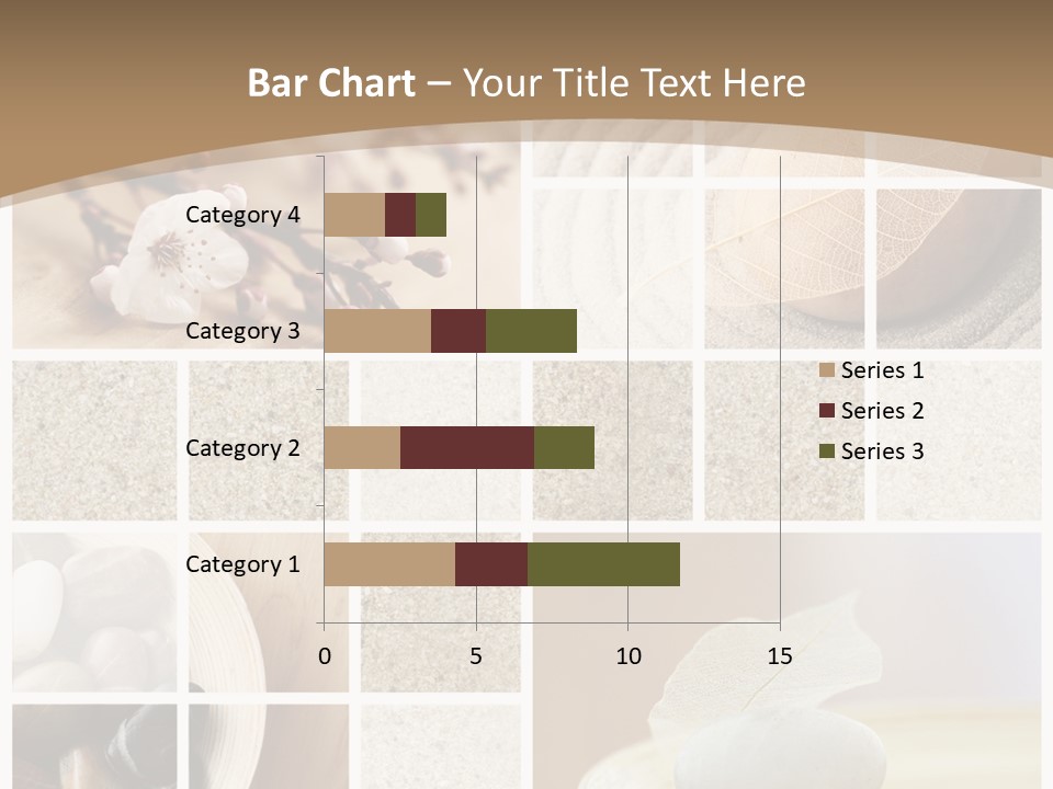 Textured Blooming Flowers PowerPoint Template