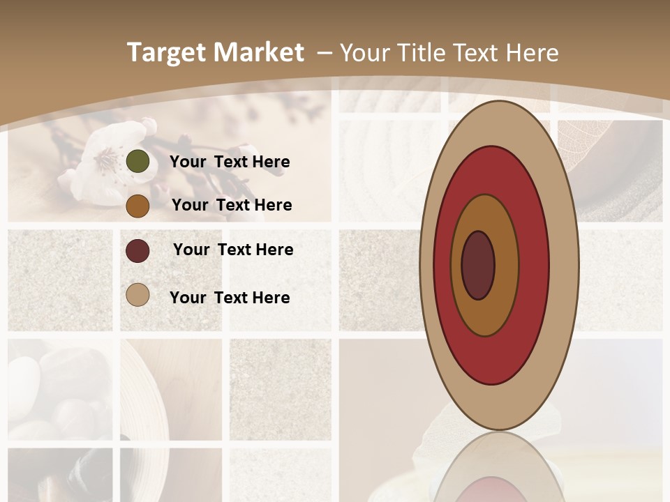 Textured Blooming Flowers PowerPoint Template