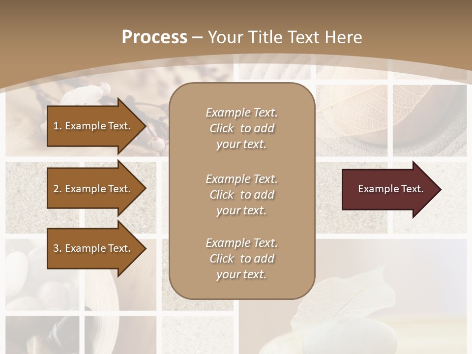 Textured Blooming Flowers PowerPoint Template