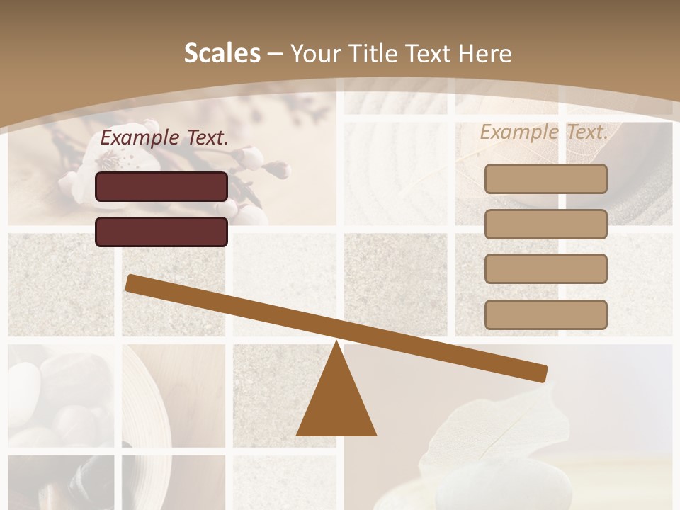 Textured Blooming Flowers PowerPoint Template