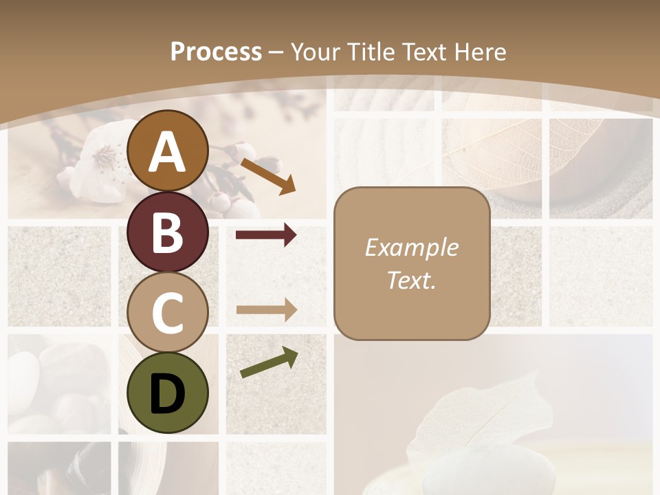 Textured Blooming Flowers PowerPoint Template