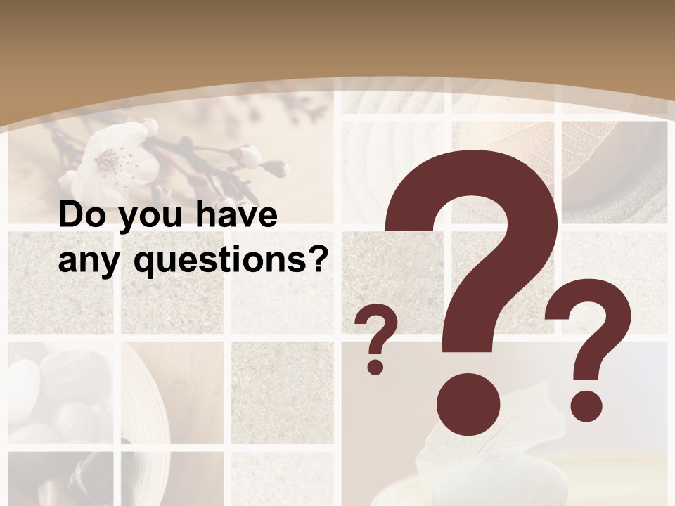 Textured Blooming Flowers PowerPoint Template