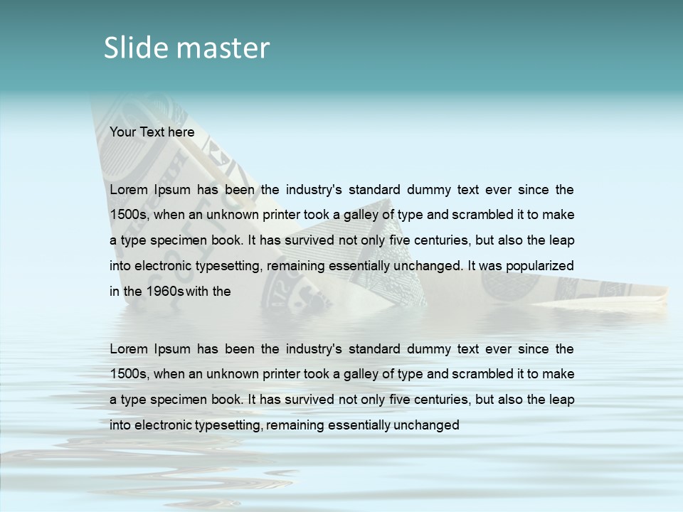 Money Problem Concepts PowerPoint Template