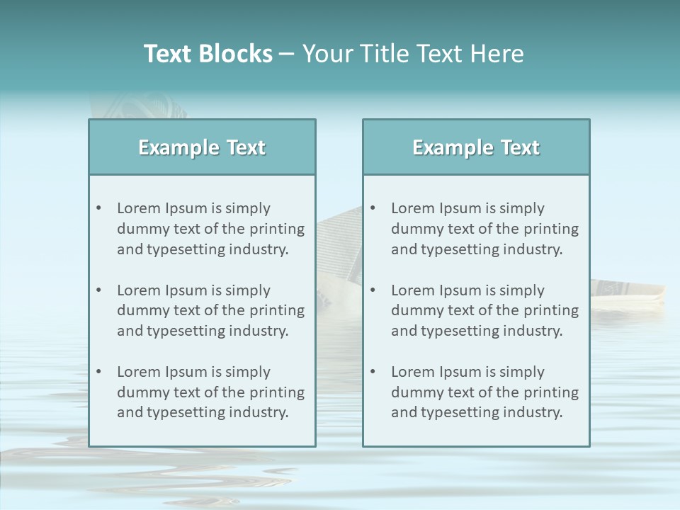 Money Problem Concepts PowerPoint Template
