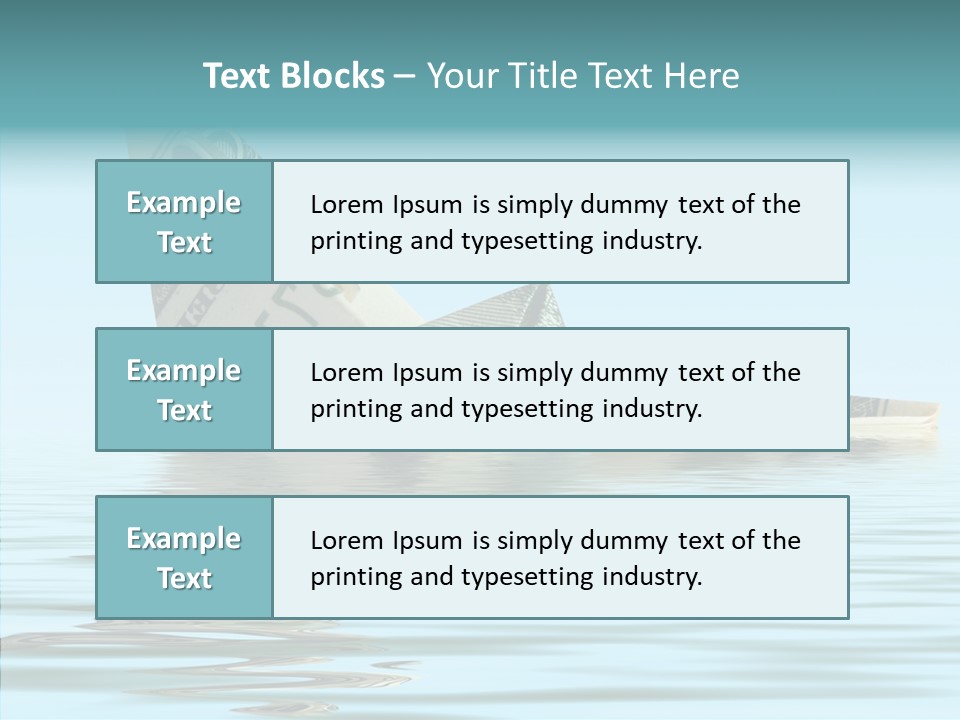 Money Problem Concepts PowerPoint Template