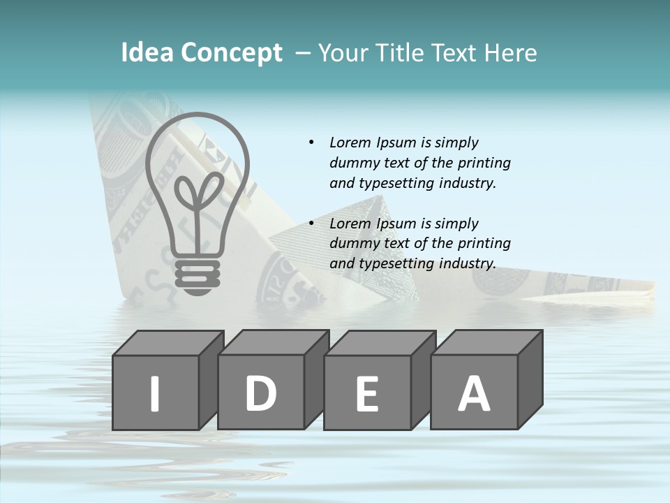Money Problem Concepts PowerPoint Template