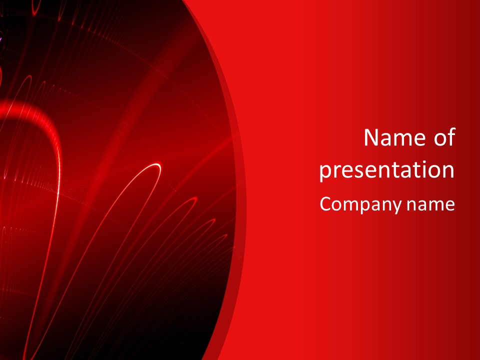 Background Dark Black PowerPoint Template