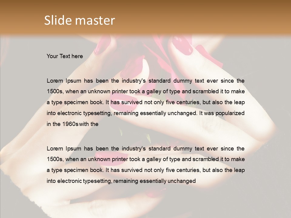 Love Red Dream PowerPoint Template