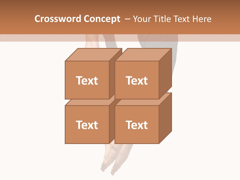 Moving Model Hop PowerPoint Template