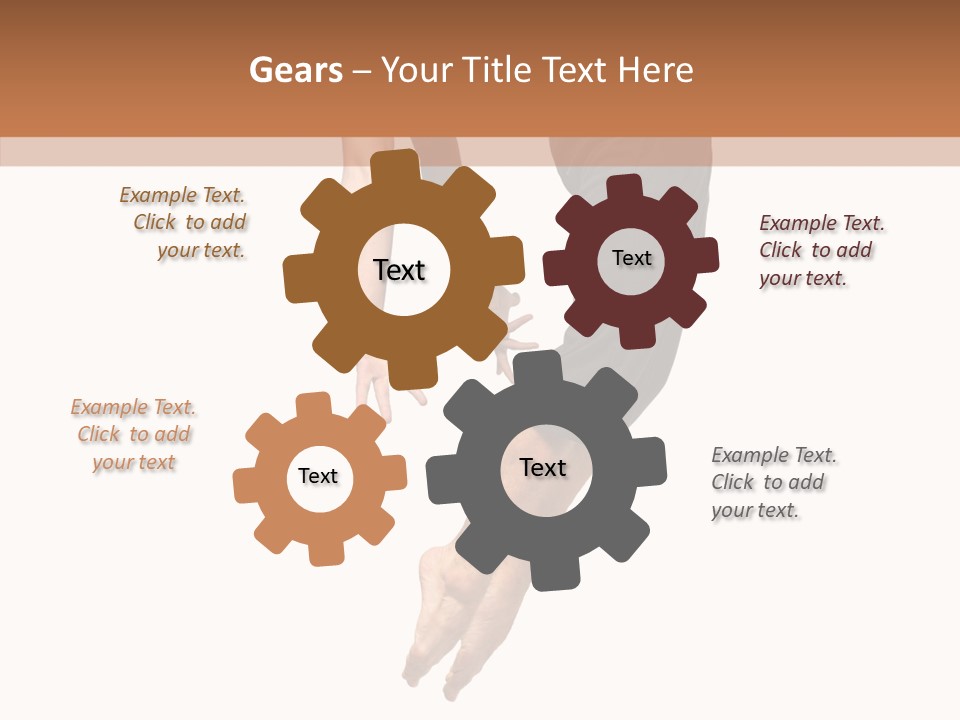 Moving Model Hop PowerPoint Template
