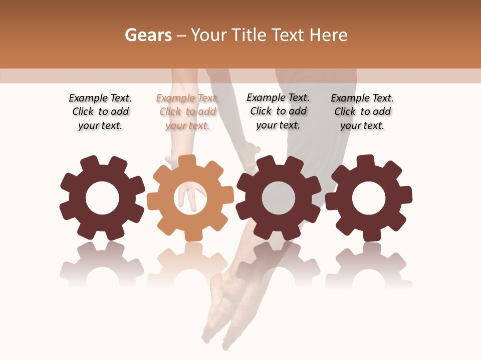 Moving Model Hop PowerPoint Template