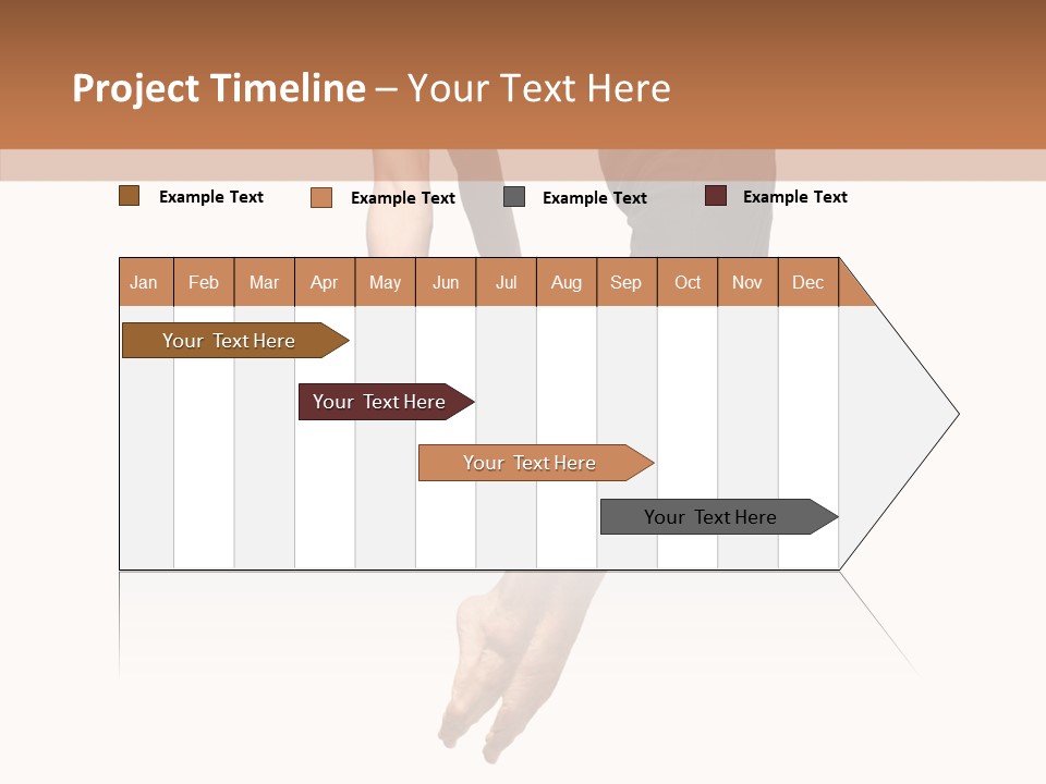 Moving Model Hop PowerPoint Template