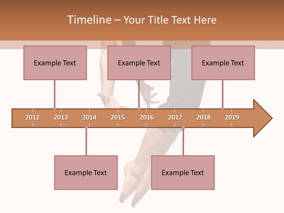 Moving Model Hop PowerPoint Template