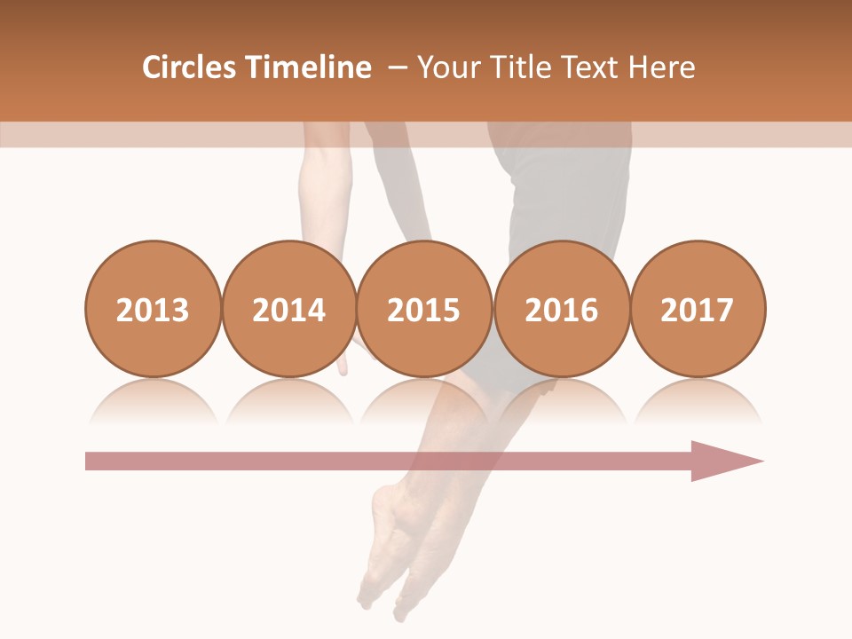 Moving Model Hop PowerPoint Template