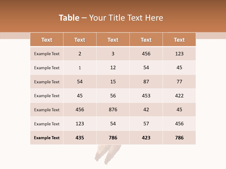 Moving Model Hop PowerPoint Template