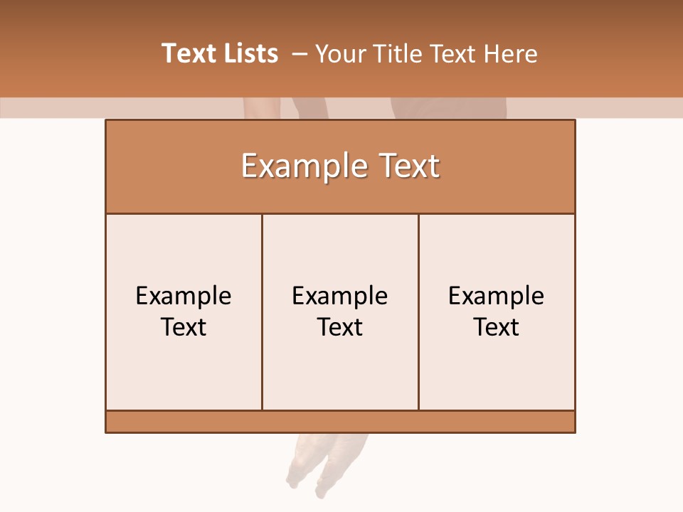 Moving Model Hop PowerPoint Template