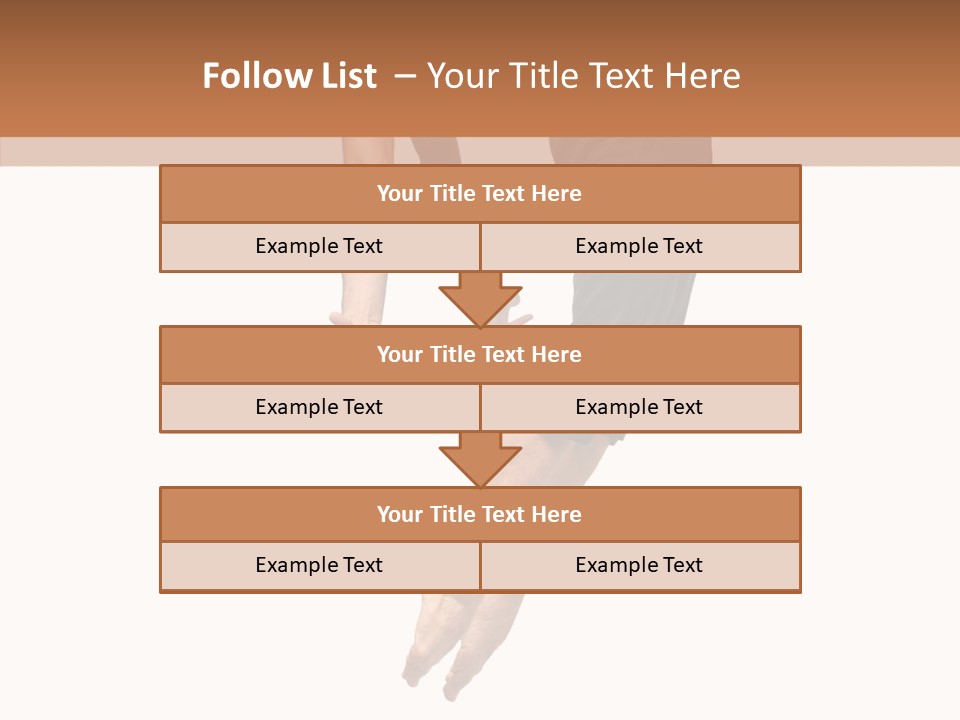 Moving Model Hop PowerPoint Template