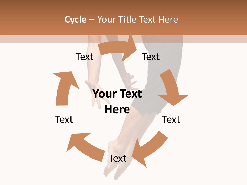 Moving Model Hop PowerPoint Template