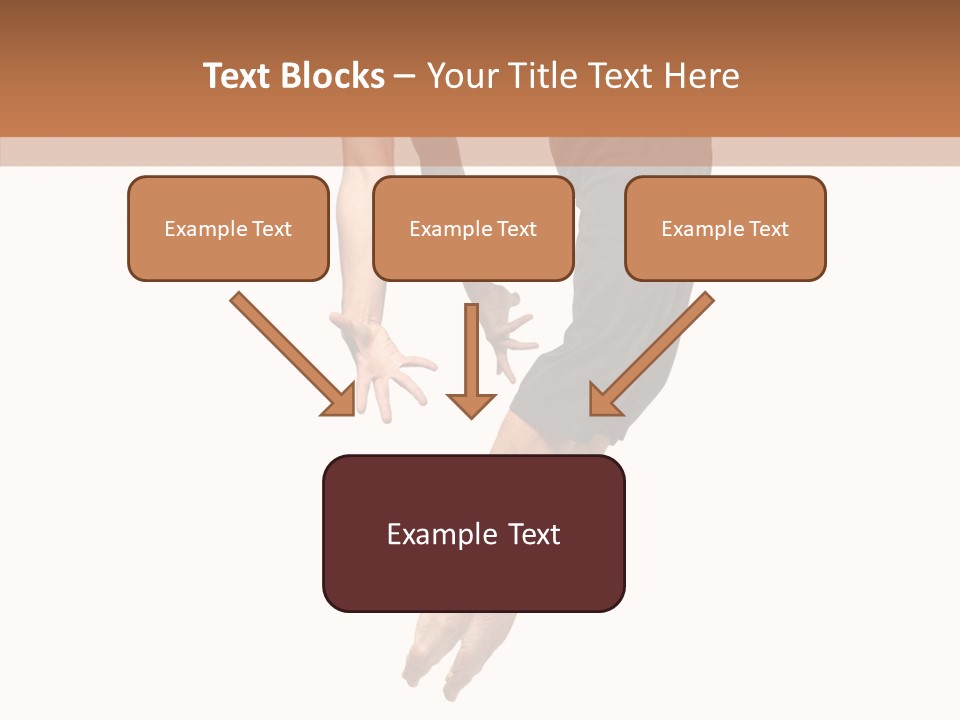 Moving Model Hop PowerPoint Template