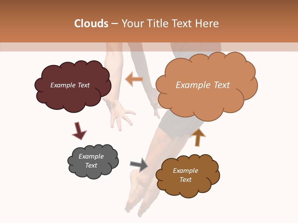 Moving Model Hop PowerPoint Template