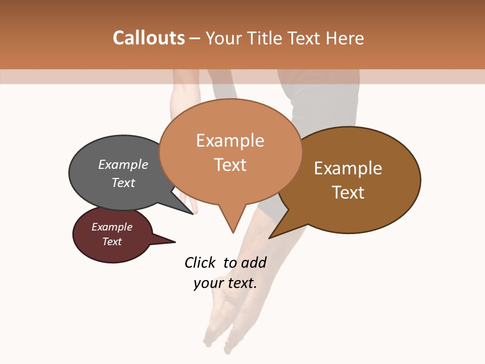 Moving Model Hop PowerPoint Template