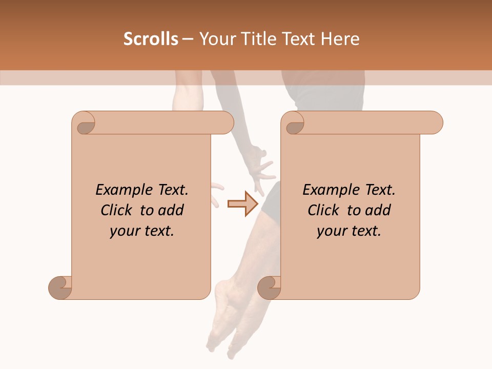 Moving Model Hop PowerPoint Template