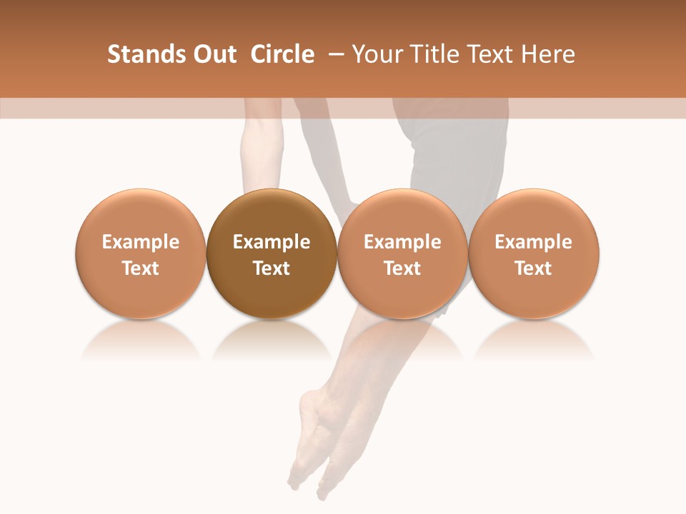 Moving Model Hop PowerPoint Template