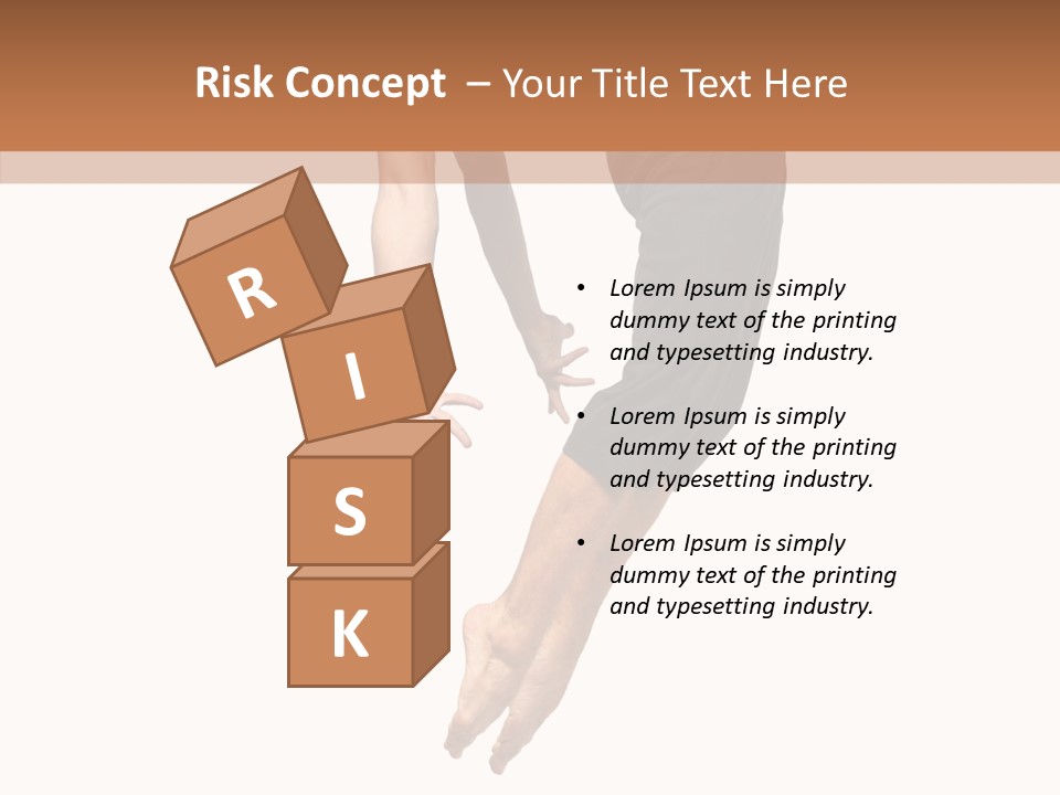 Moving Model Hop PowerPoint Template