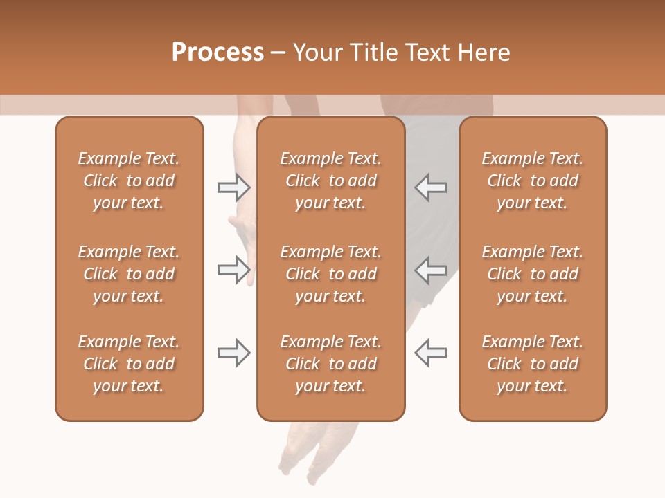 Moving Model Hop PowerPoint Template