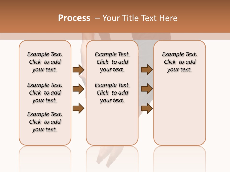 Moving Model Hop PowerPoint Template