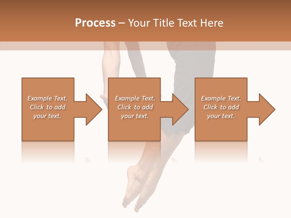 Moving Model Hop PowerPoint Template
