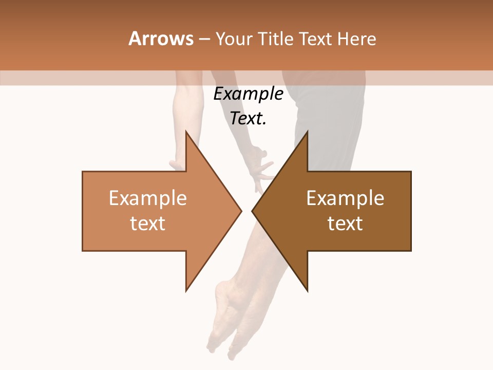 Moving Model Hop PowerPoint Template